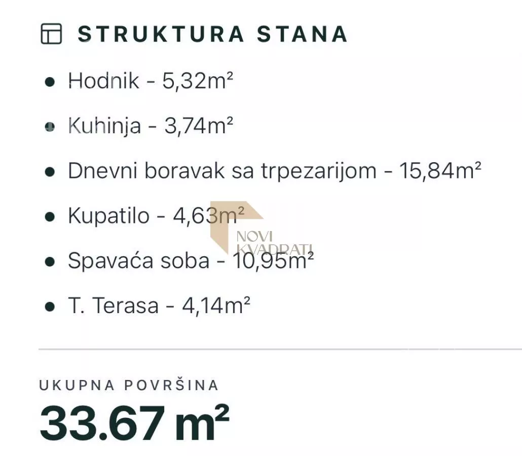 Jednosoban stan | 4zida
