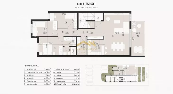 Petosoban stan | 4zida