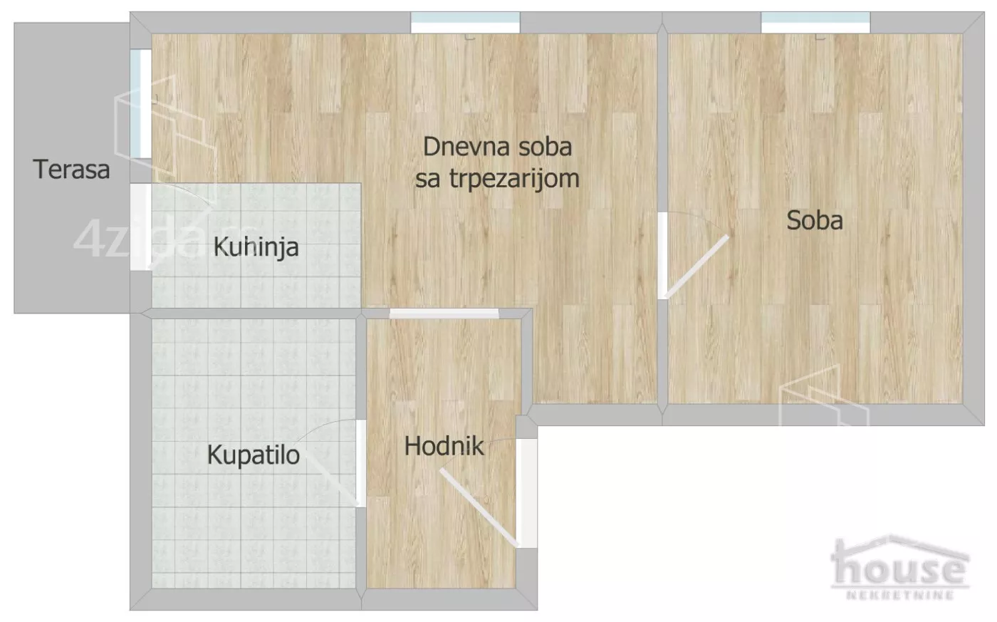 Dvosoban stan | 4zida
