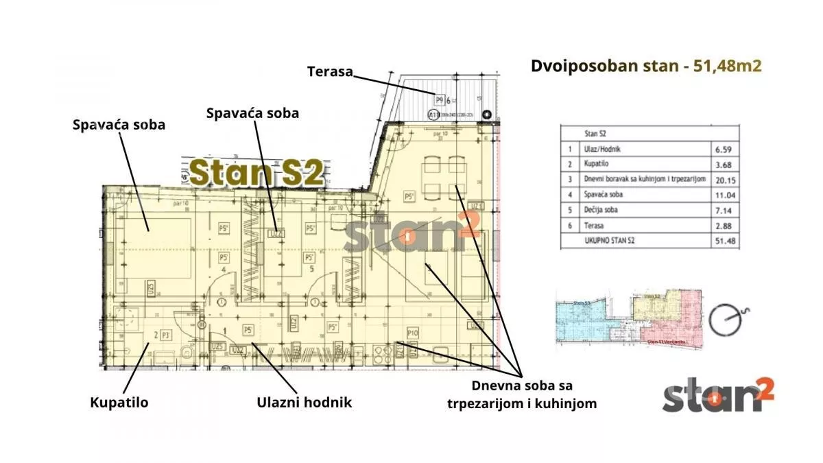 Dvoiposoban stan | 4zida