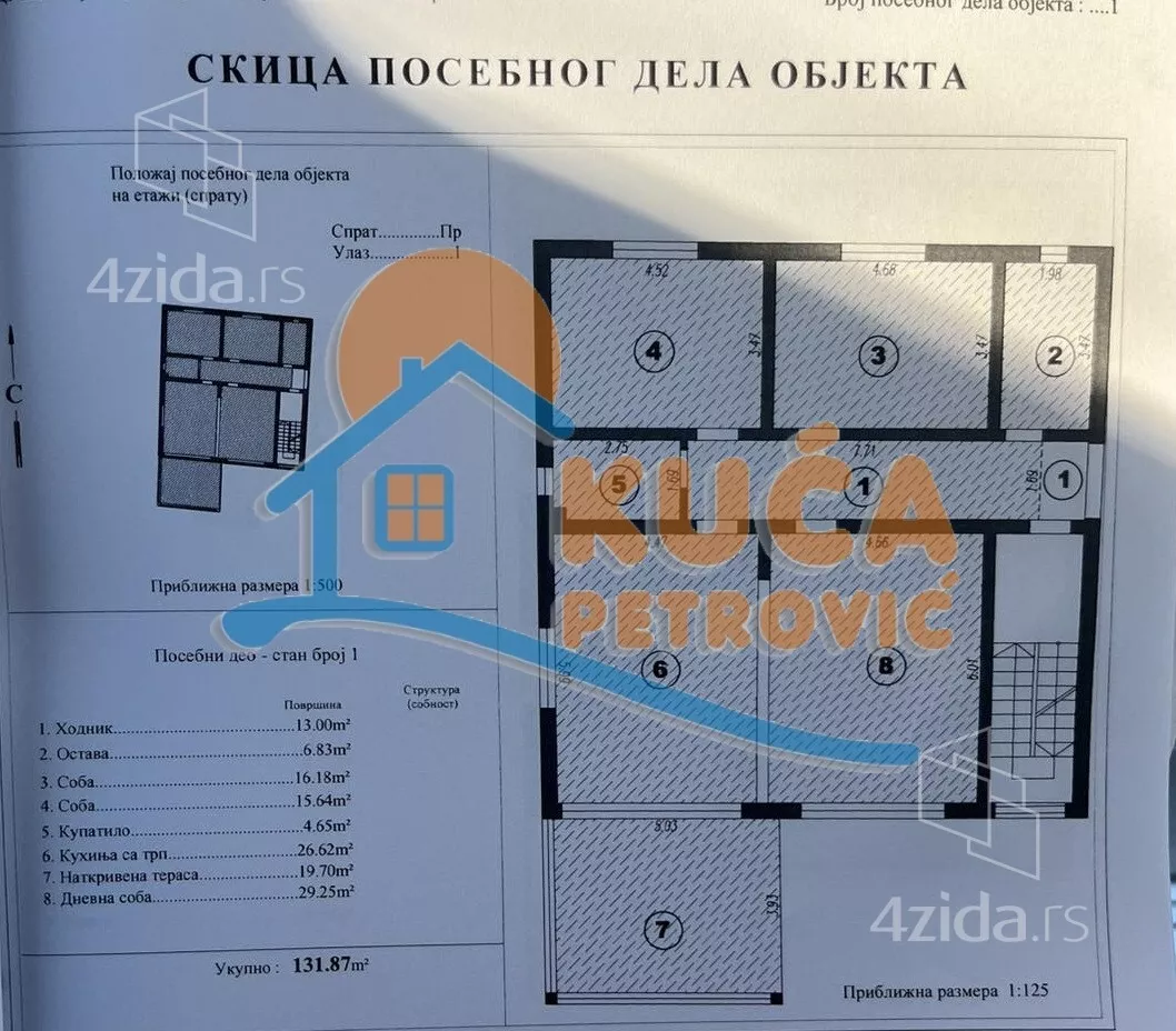 Troiposoban stan | 4zida