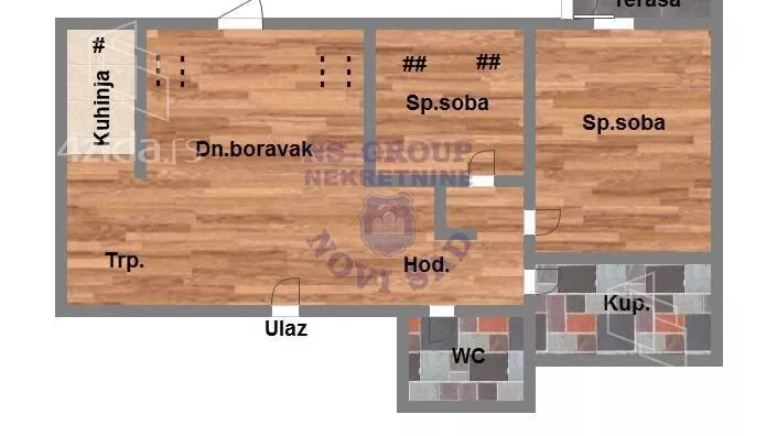 Trosoban stan | 4zida