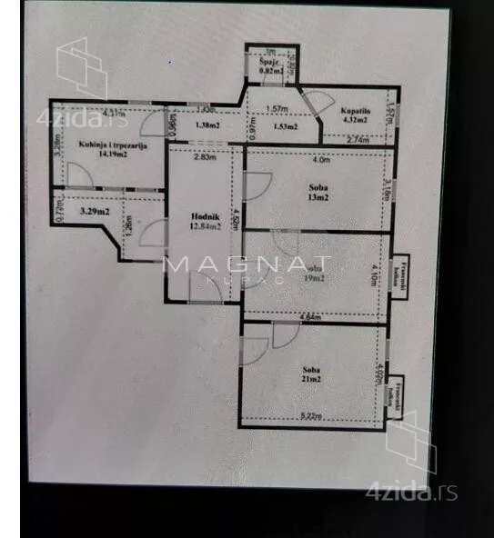 Trosoban stan | 4zida