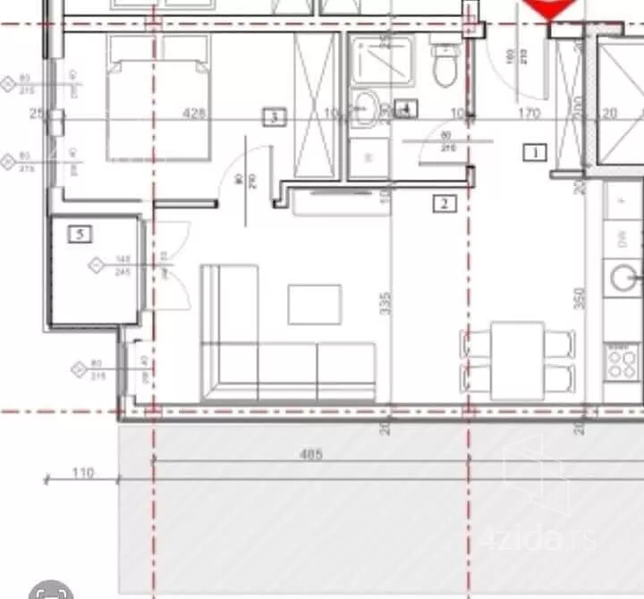 Jednosoban stan | 4zida