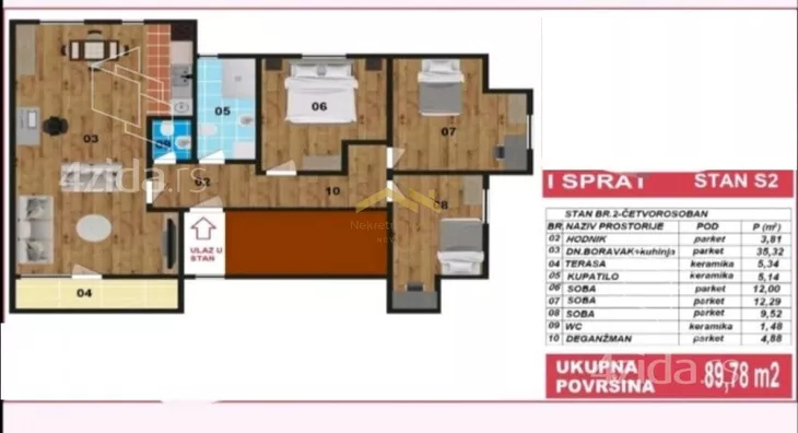 Četvorosoban stan | 4zida