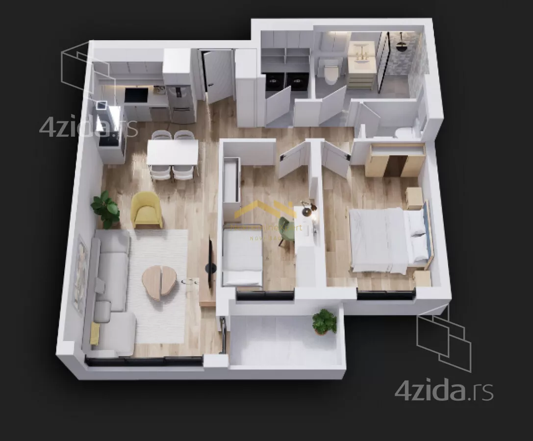 Dvoiposoban stan | 4zida