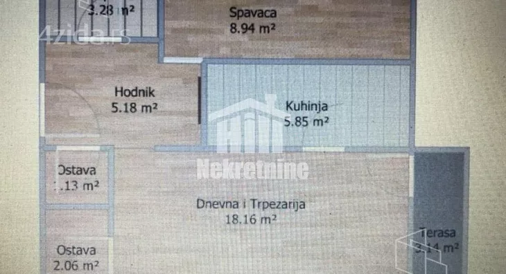 Jednoiposoban stan | 4zida