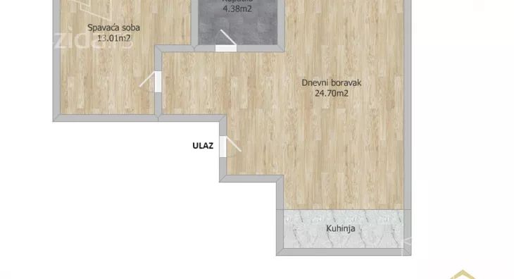 Dvosoban stan | 4zida