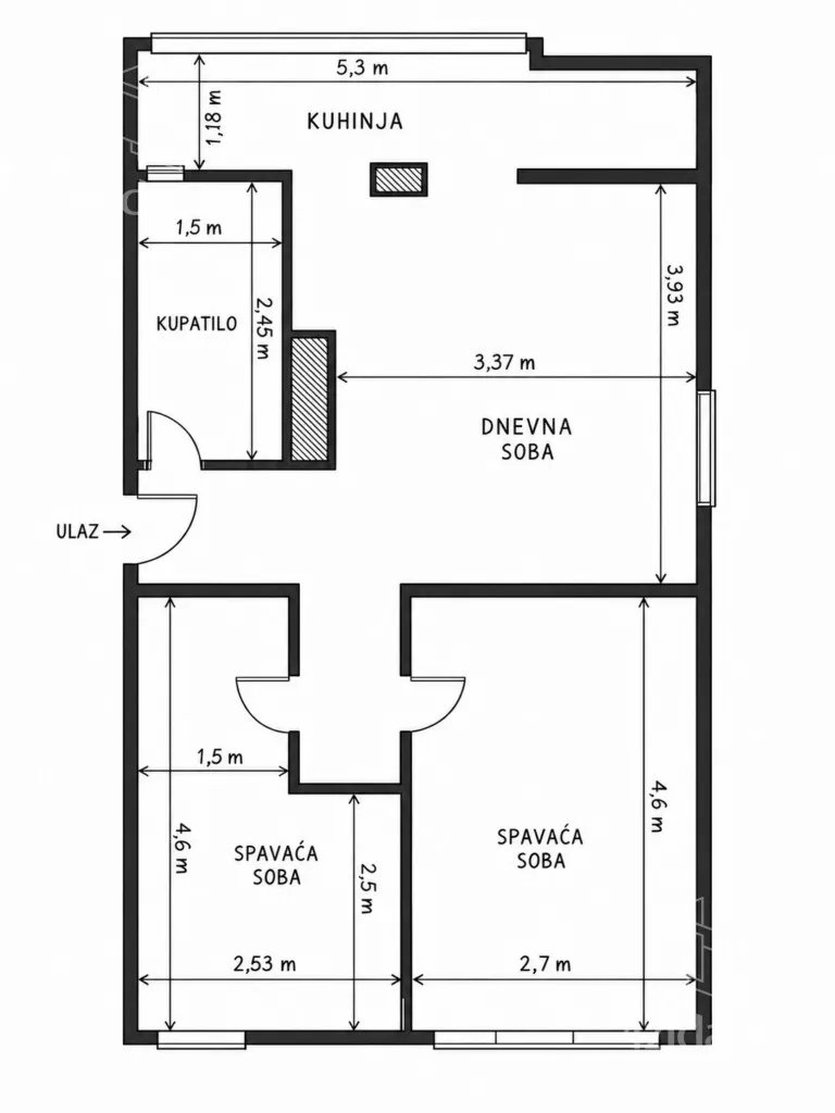 Trosoban stan | 4zida