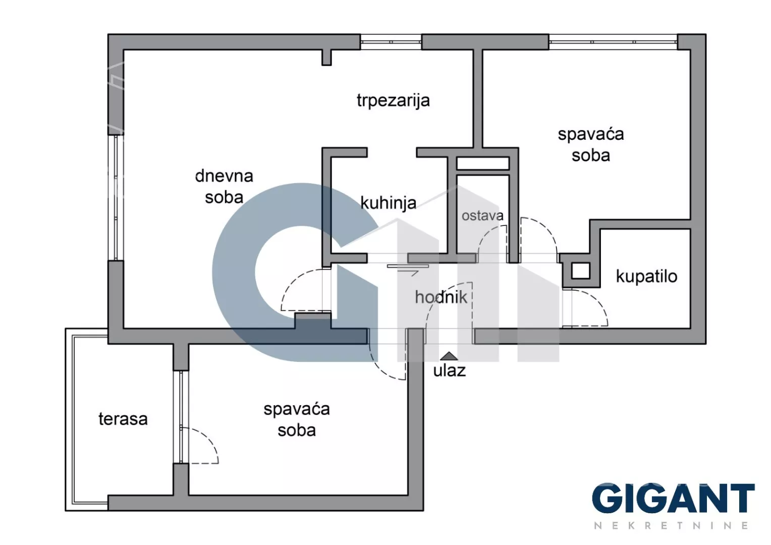 Trosoban stan | 4zida