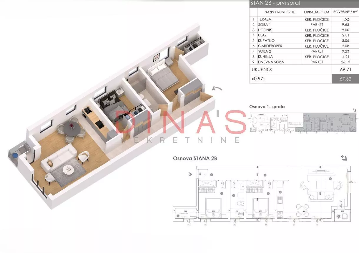 Trosoban stan | 4zida