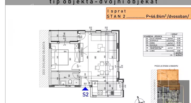 Dvosoban stan | 4zida