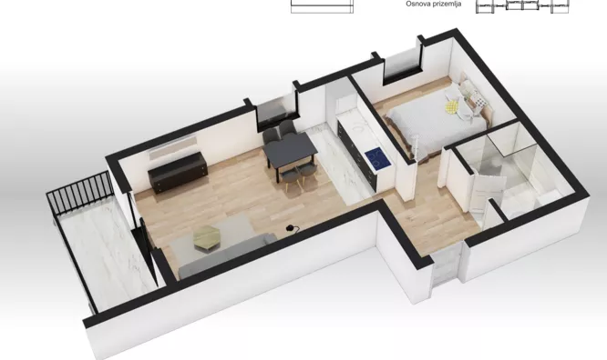 Dvosoban stan | 4zida