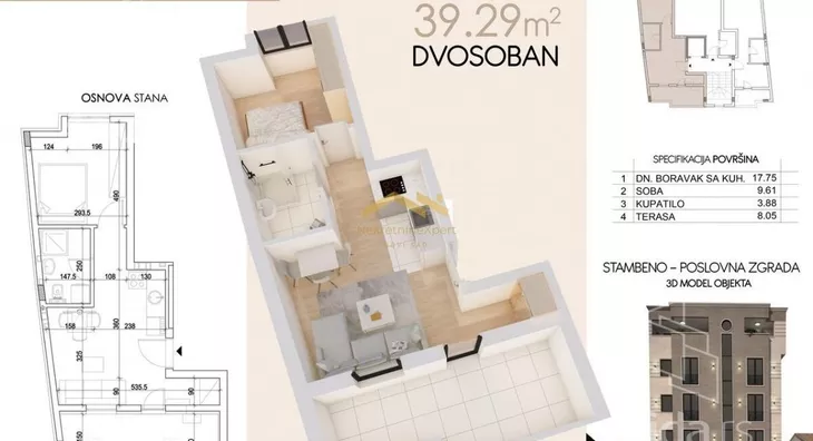 Dvosoban stan | 4zida