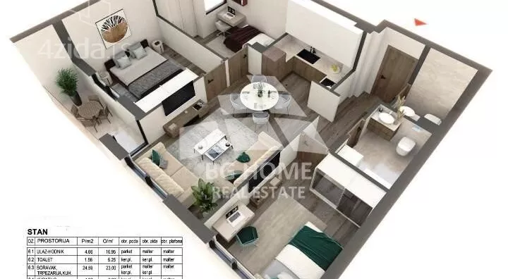 Četvorosoban stan | 4zida