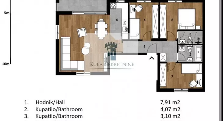 Troiposoban stan | 4zida