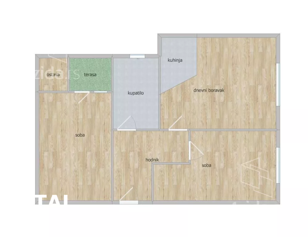 Trosoban stan | 4zida