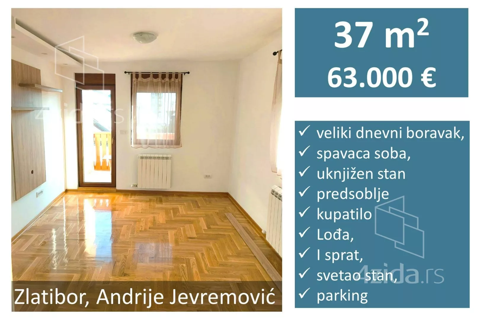 Dvosoban stan | 4zida
