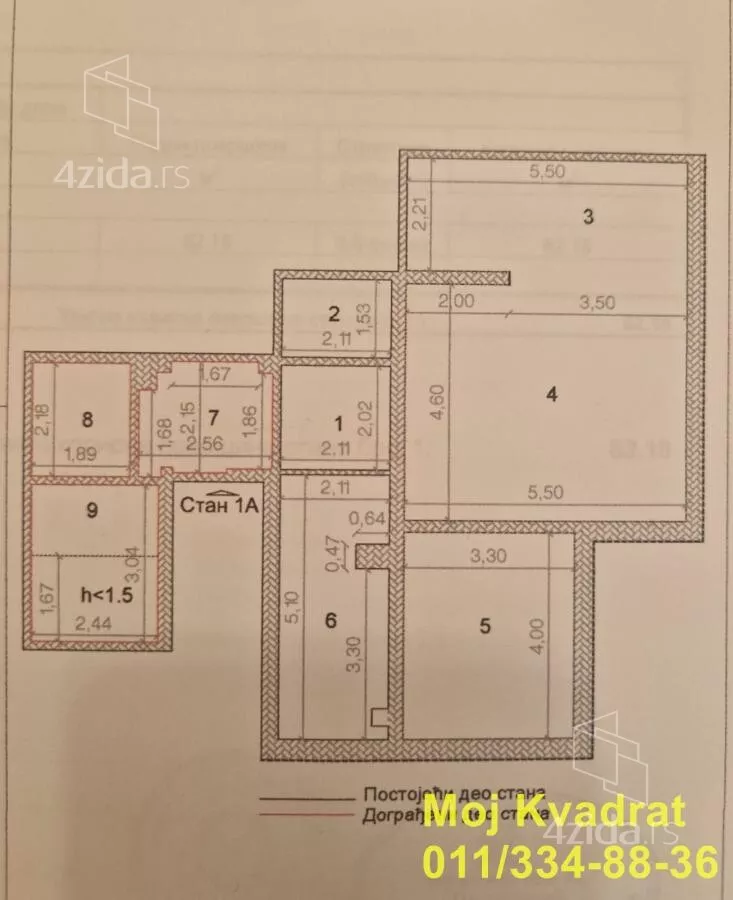 Trosoban stan | 4zida