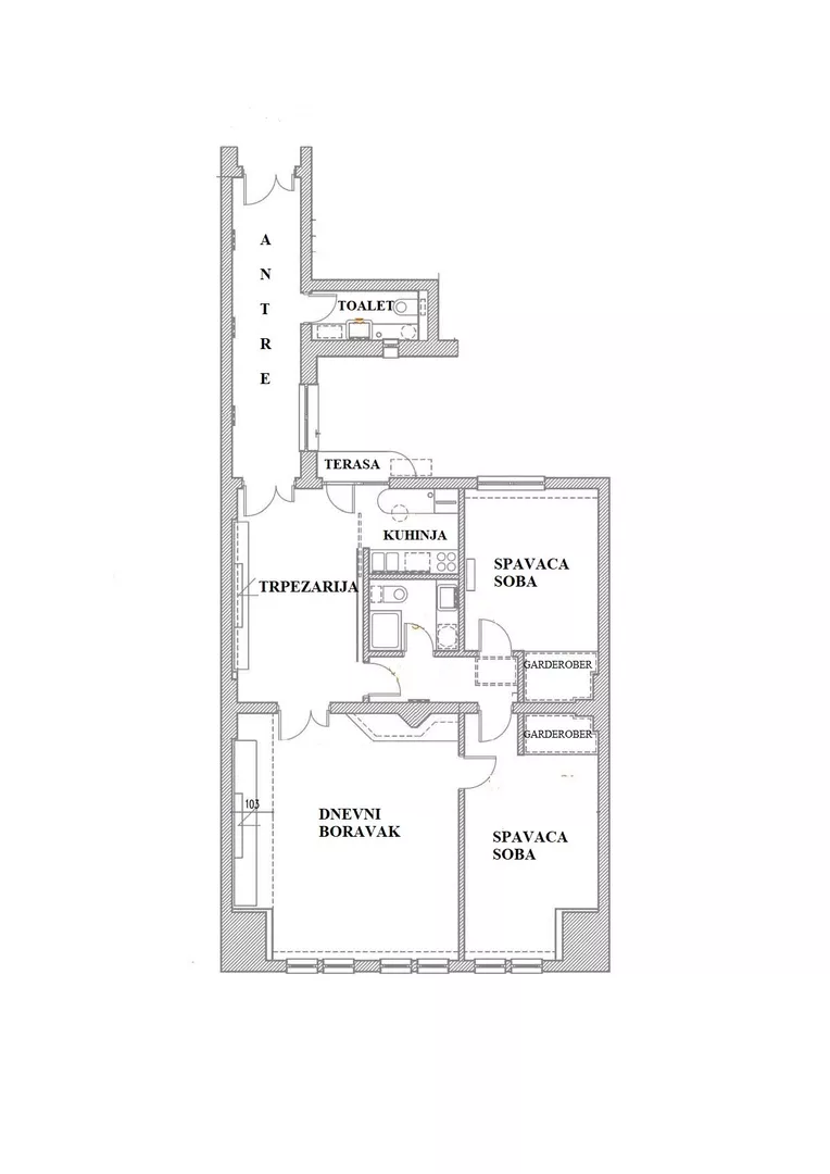 Trosoban stan | 4zida