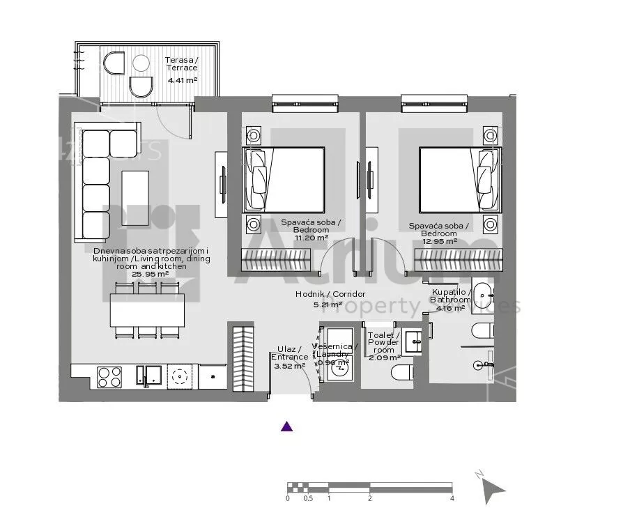 Trosoban stan | 4zida