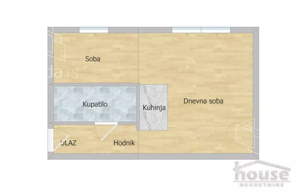 Jednoiposoban stan | 4zida