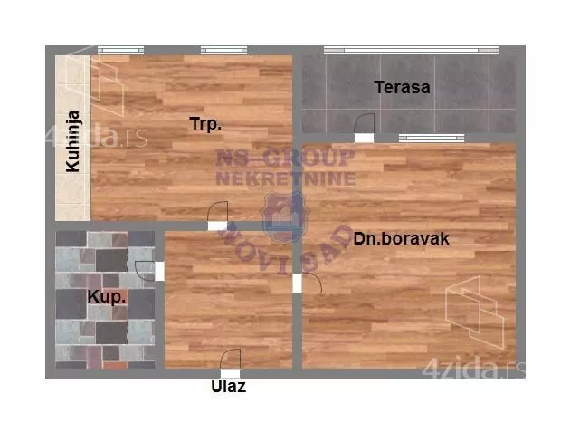 Jednosoban stan | 4zida