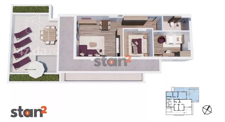 Dvoiposoban stan | 4zida