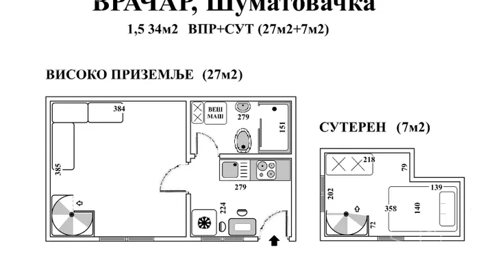 Jednoiposoban stan | 4zida