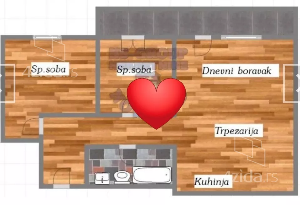 Dvoiposoban stan | 4zida