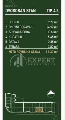 Dvosoban stan | 4zida