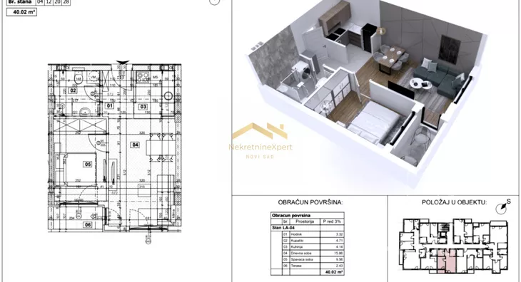 Dvosoban stan | 4zida