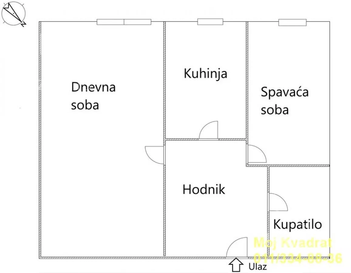 Jednoiposoban stan | 4zida
