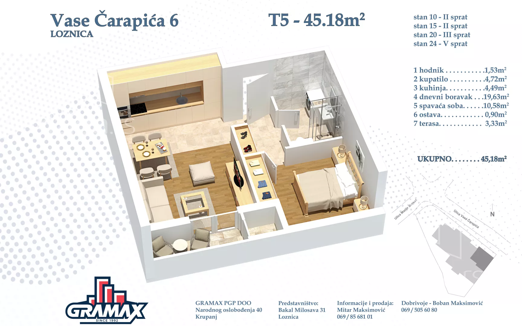 Dvosoban stan | 4zida