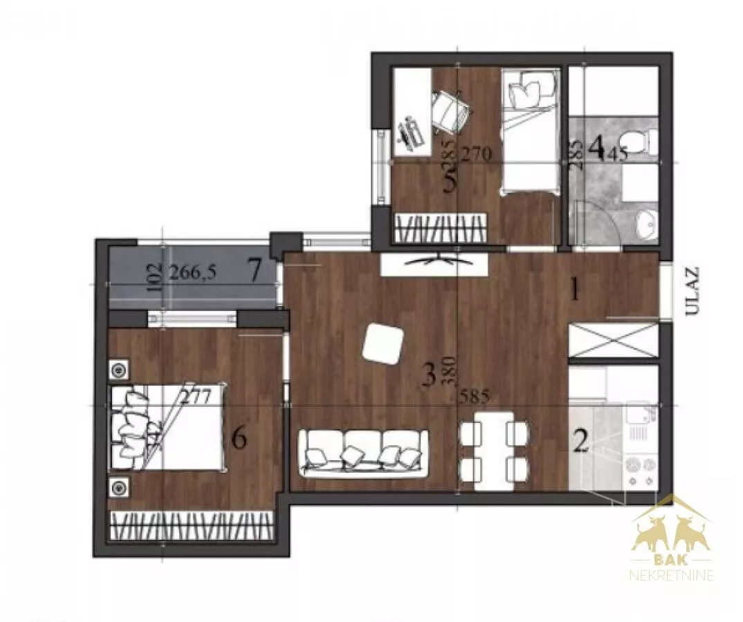 Dvoiposoban stan | 4zida