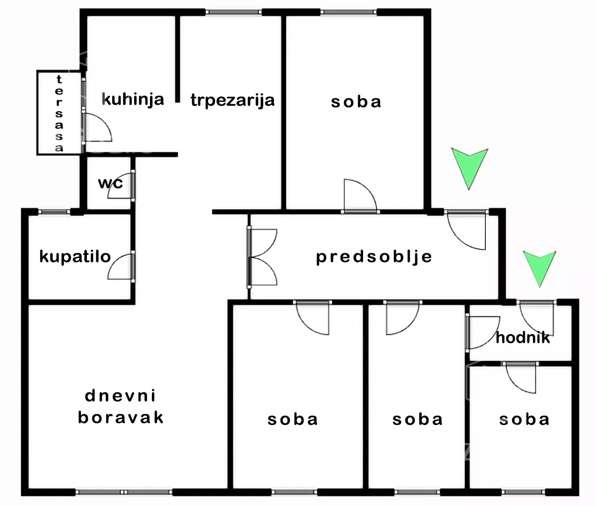 Petosoban stan | 4zida