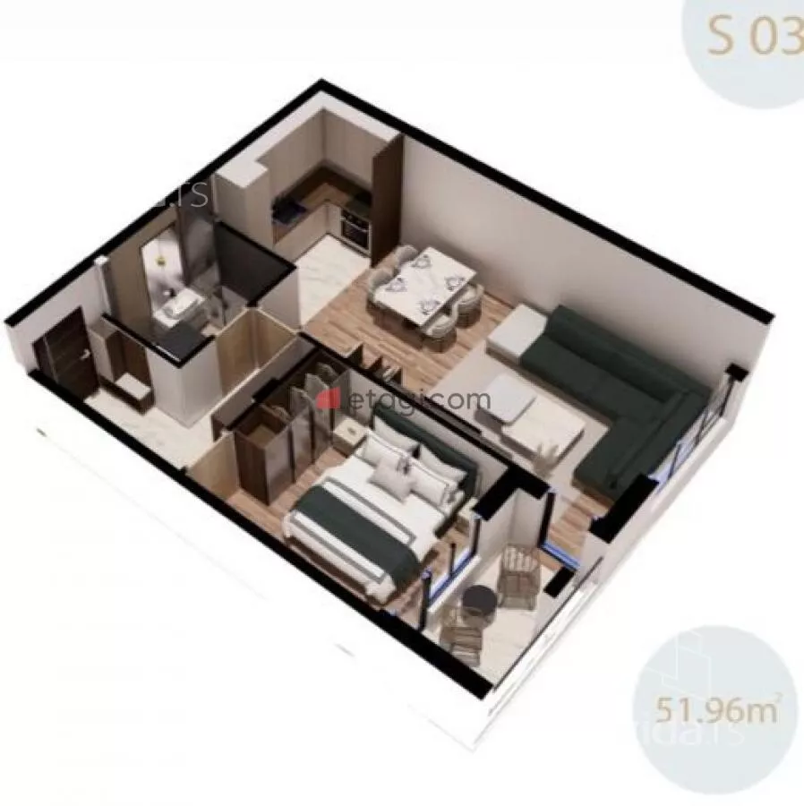 Dvosoban stan | 4zida