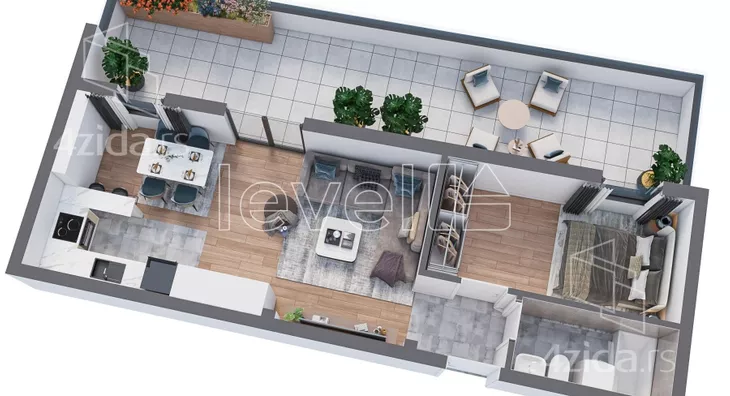 Dvosoban stan | 4zida