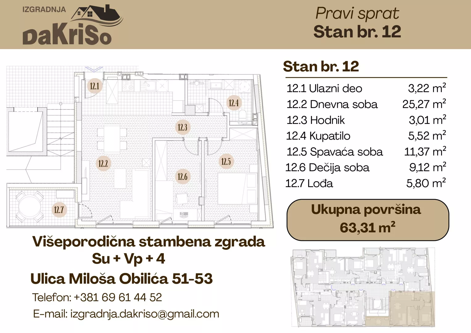 Trosoban stan | 4zida