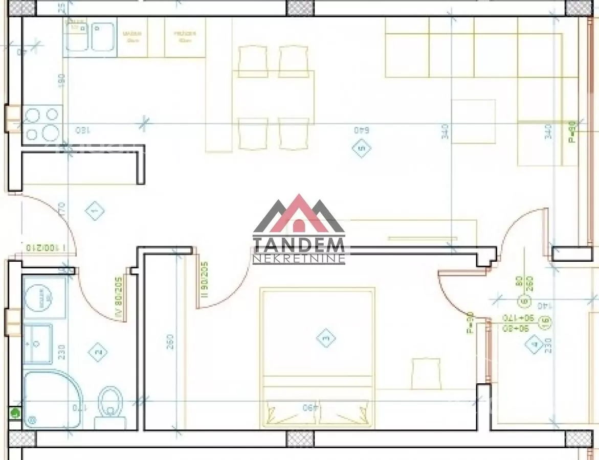 Jednoiposoban stan | 4zida