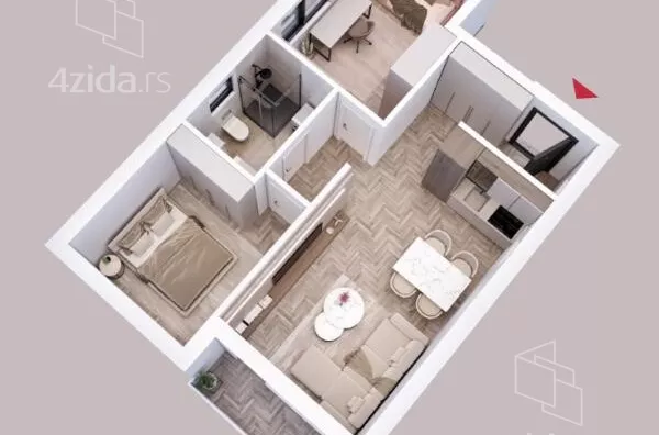 Dvoiposoban stan | 4zida