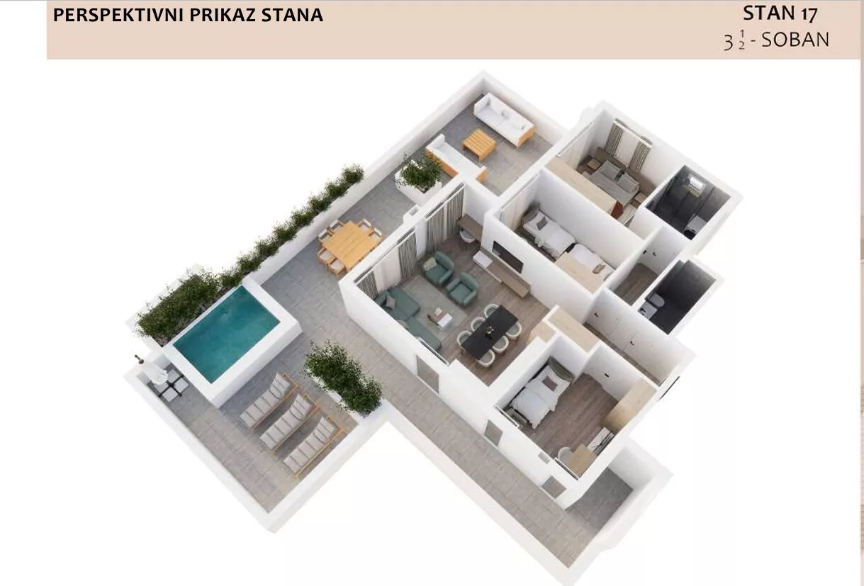 Troiposoban stan | 4zida