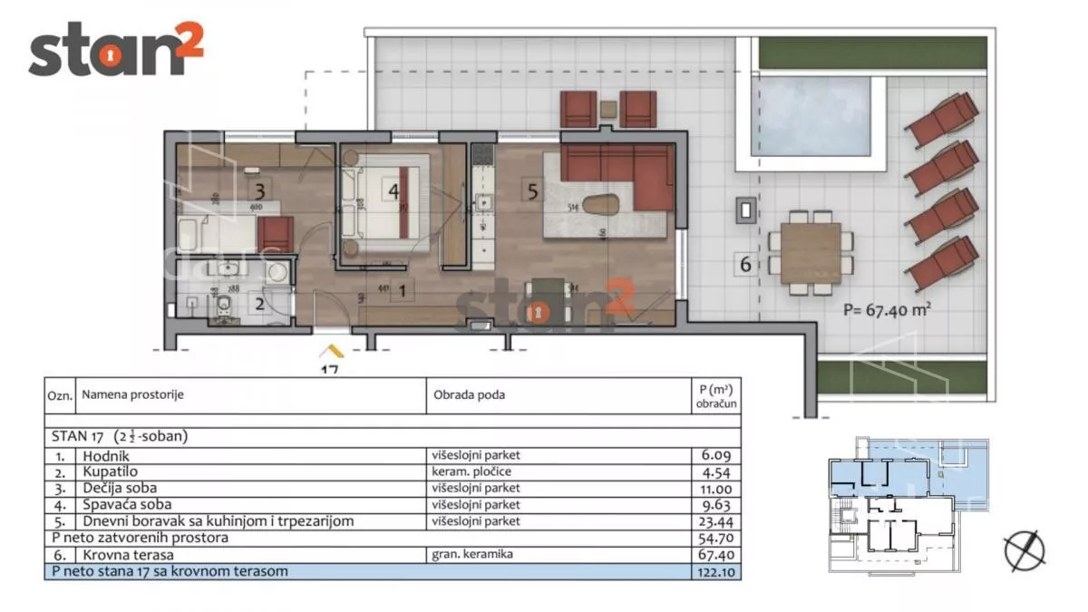 Dvoiposoban stan | 4zida