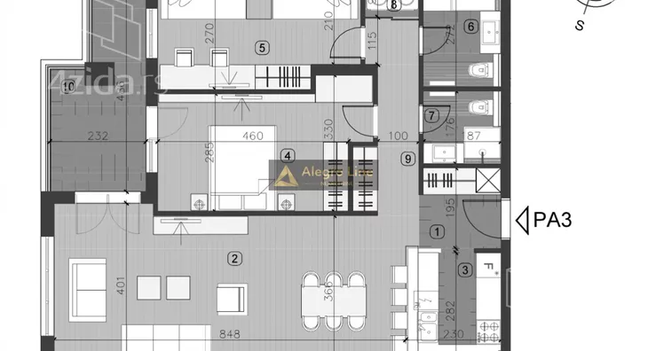 Trosoban stan | 4zida