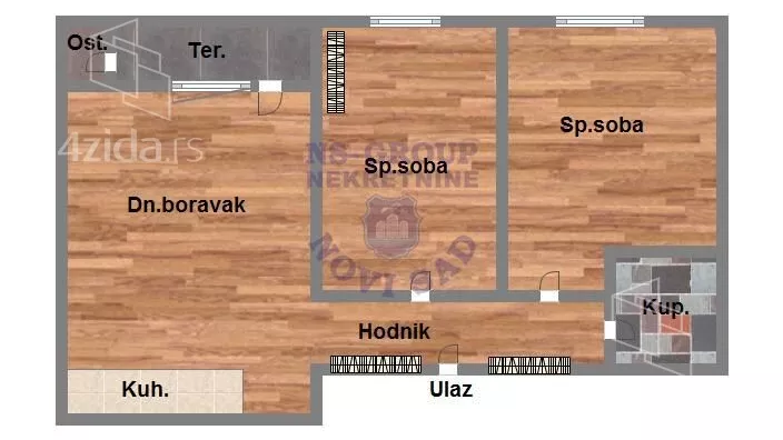 Trosoban stan | 4zida