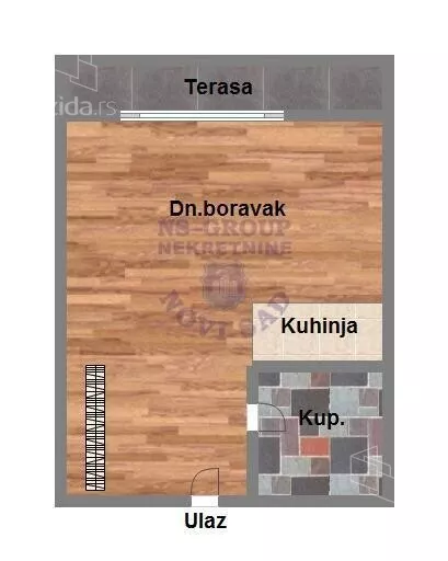 Jednosoban stan | 4zida