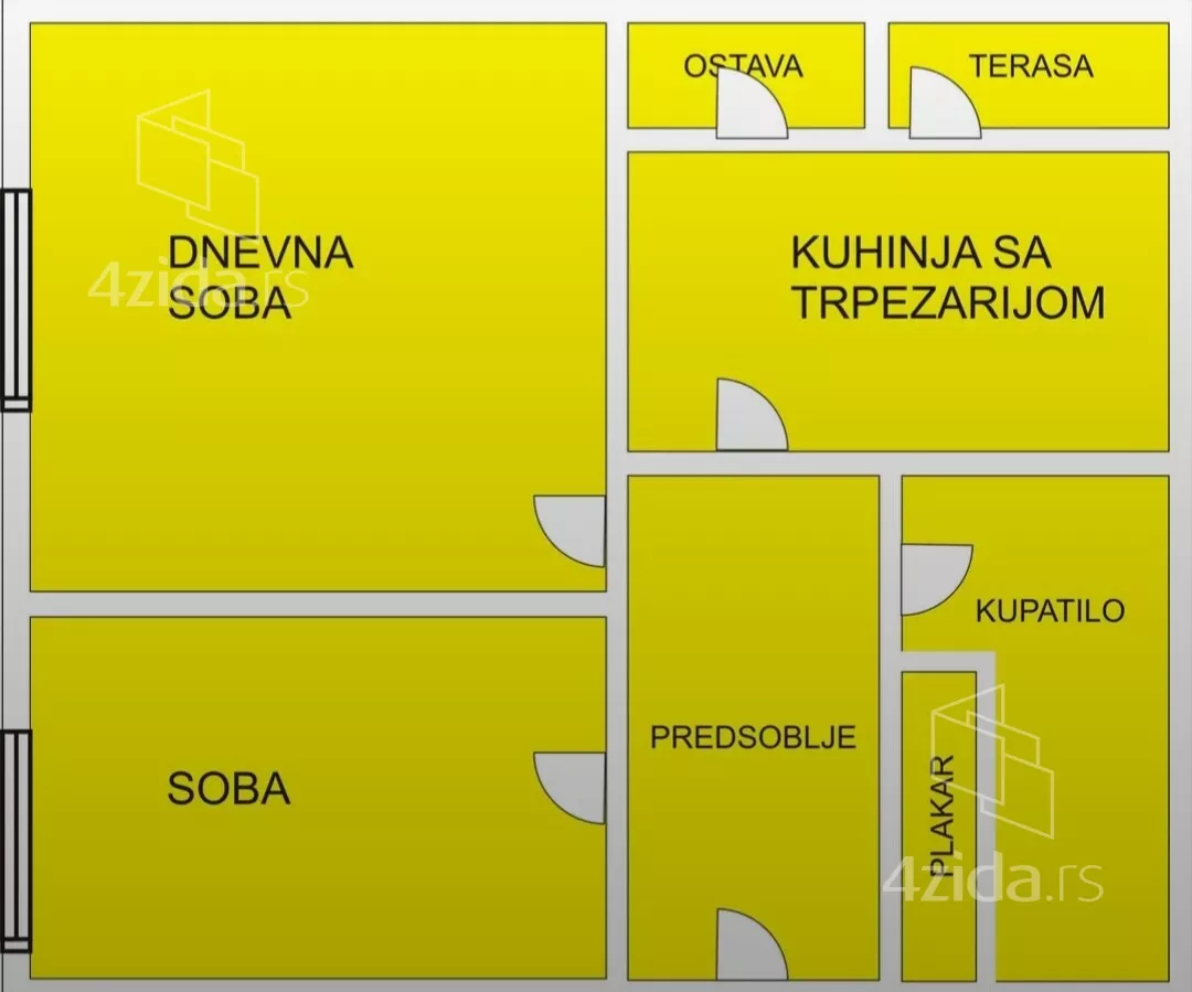 Dvosoban stan | 4zida