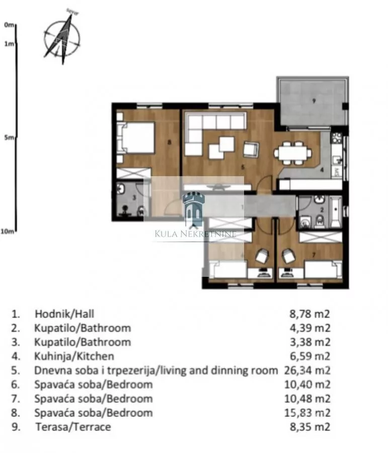 Troiposoban stan | 4zida