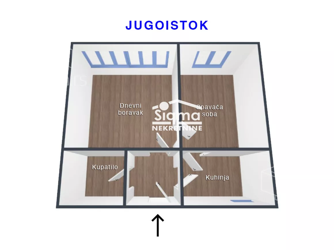 Jednoiposoban stan | 4zida