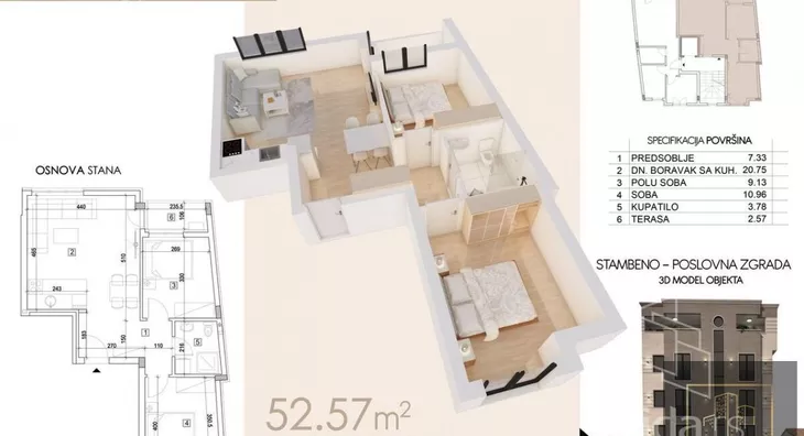 Dvoiposoban stan | 4zida